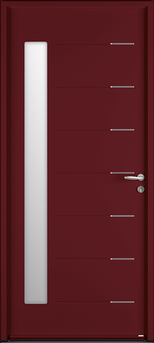 Porte d’entrée acier Bel’M Feel EVO, illustration fabricant